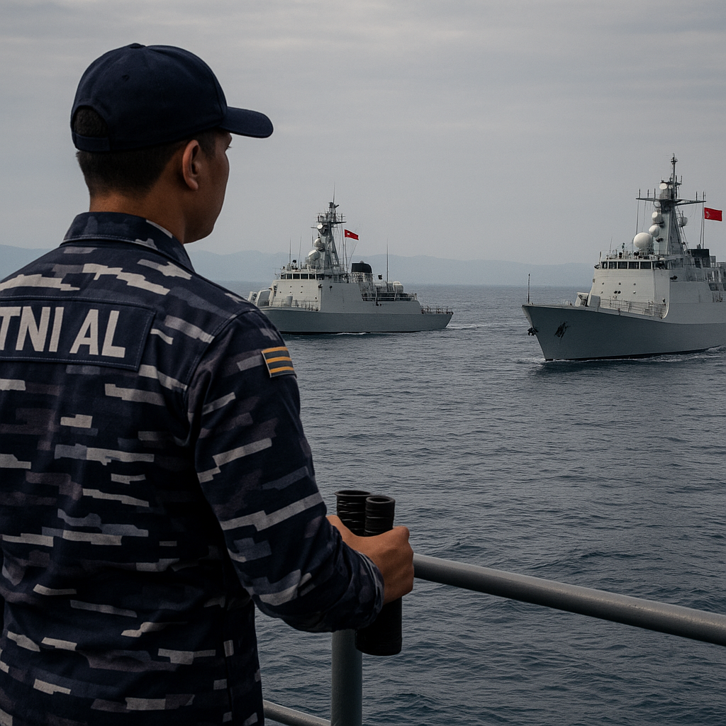 TNI AL soal Latihan Pelayaran RI-China di Pantai Taiwan: Bukan Latihan Perang