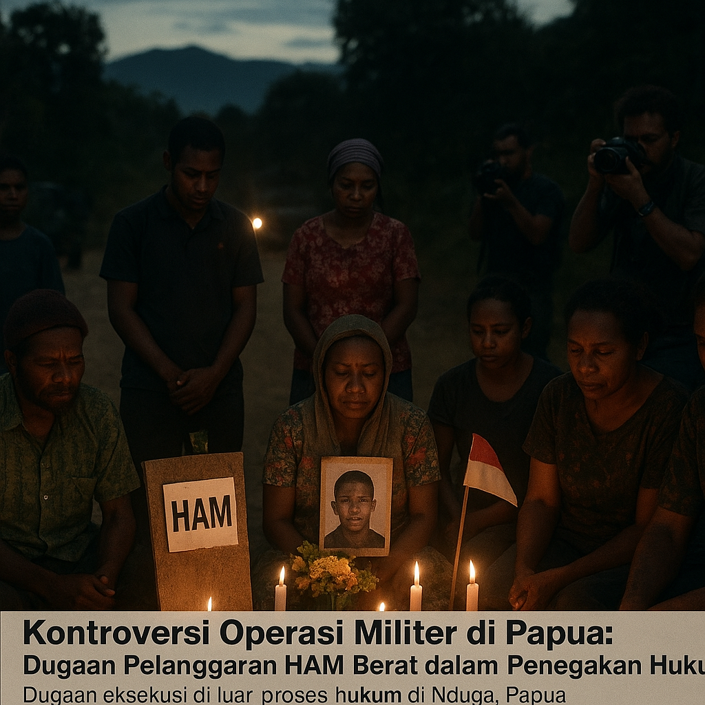 Kontroversi Operasi Militer di Papua: Dugaan Pelanggaran HAM Berat dalam Penegakan Hukum