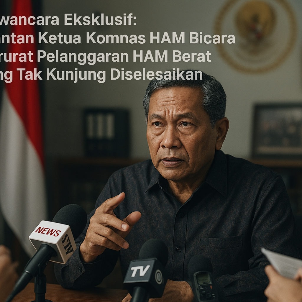 Wawancara Eksklusif: Mantan Ketua Komnas HAM Bicara Darurat Pelanggaran HAM Berat yang Tak Kunjung Diselesaikan