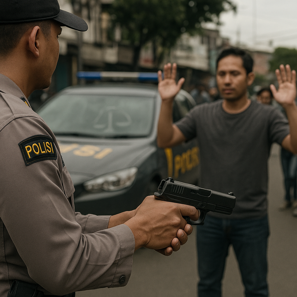 Analisis Hukum Penggunaan Senjata oleh Polisi: Antara Kewenangan dan Pelanggaran Etika