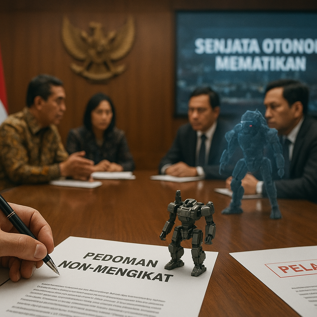 Posisi Hukum Indonesia Terhadap Proliferasi Autonomous Weapon Systems (Killer Robots)
