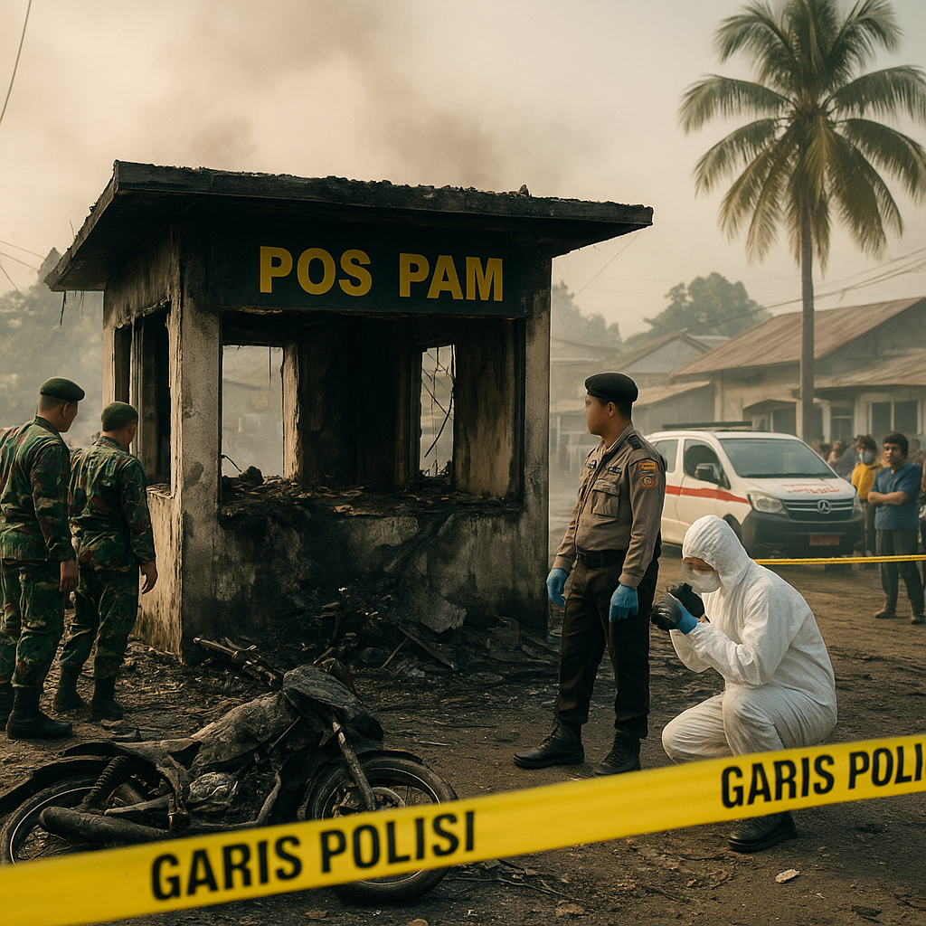 Ledakan di Pos PAM TNI-Polri di Timika: Tiga Tewas, Diduga Serangan Kelompok Bersenjata