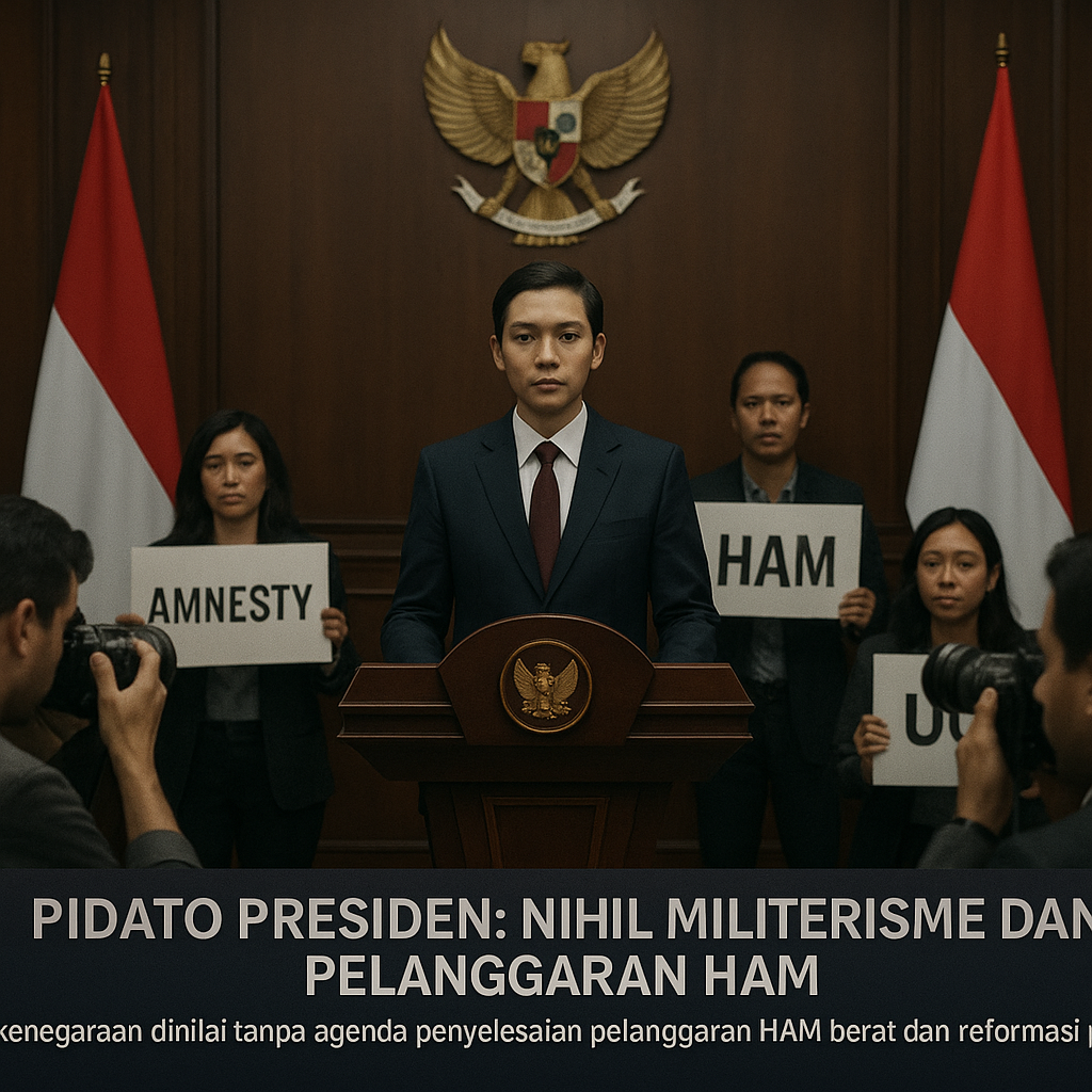 Pidato Presiden Nihil Militerisme dan Pelanggaran HAM
