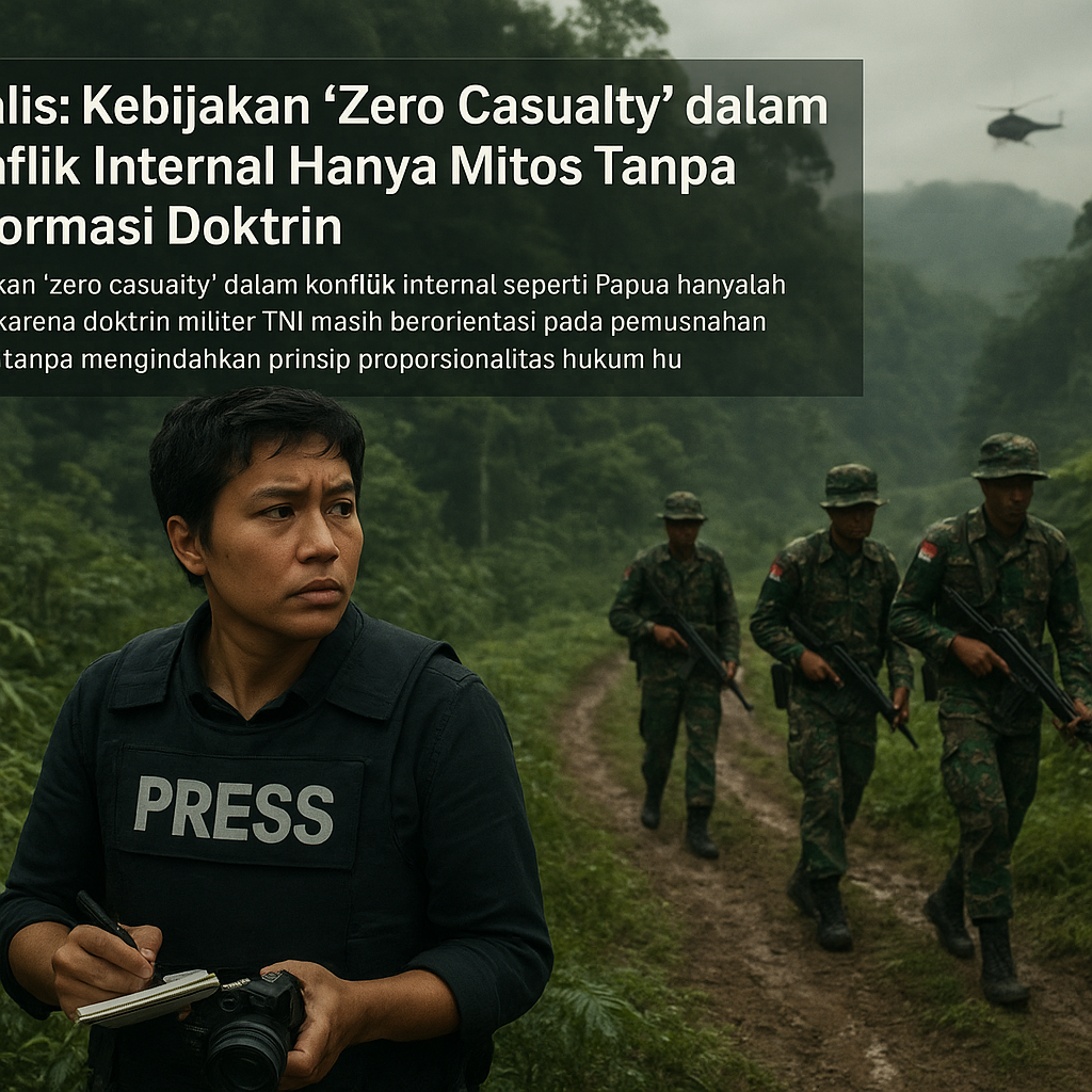 Analis: Kebijakan 'Zero Casualty' dalam Konflik Internal Hanya Mitos Tanpa Reformasi Doktrin