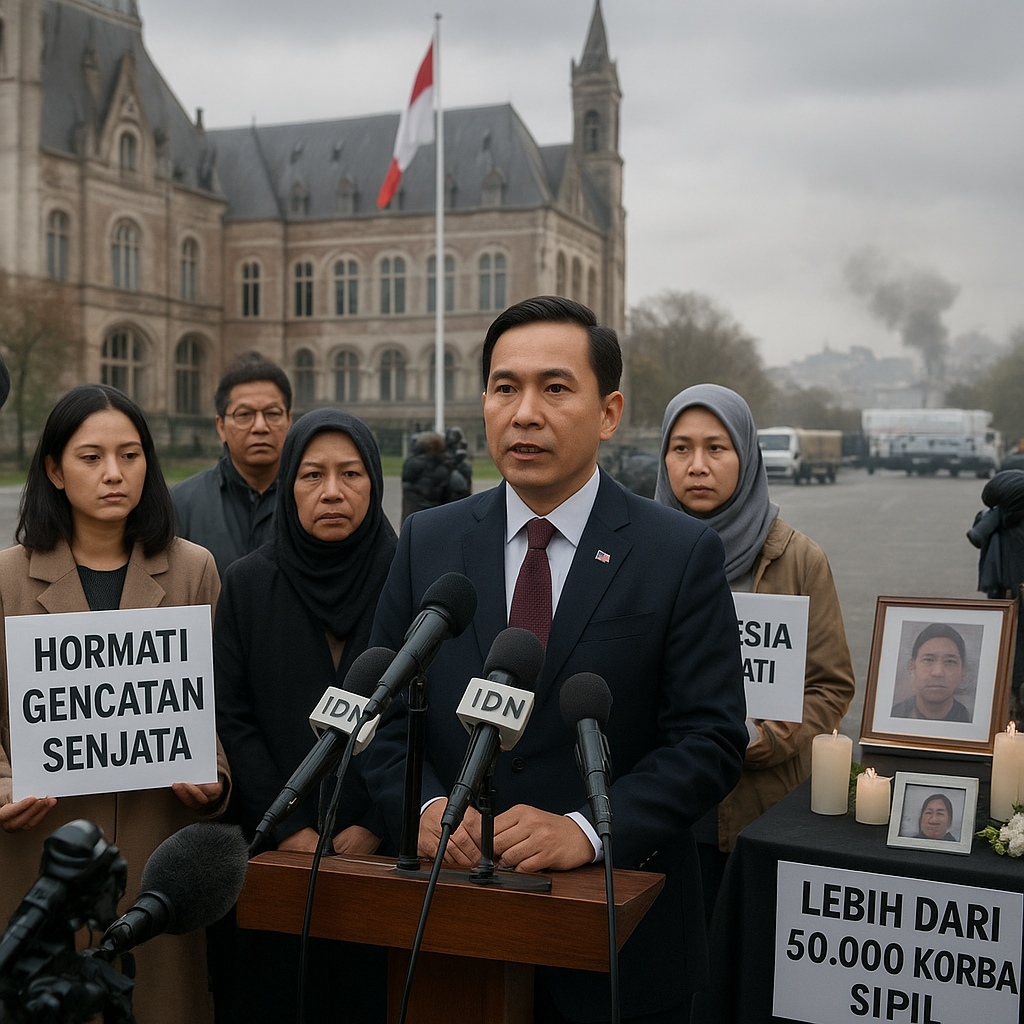 Mahkamah Internasional Minta Israel dan Palestina Hormati Gencatan Senjata, Indonesia Desak Implementasi Hukum Humaniter