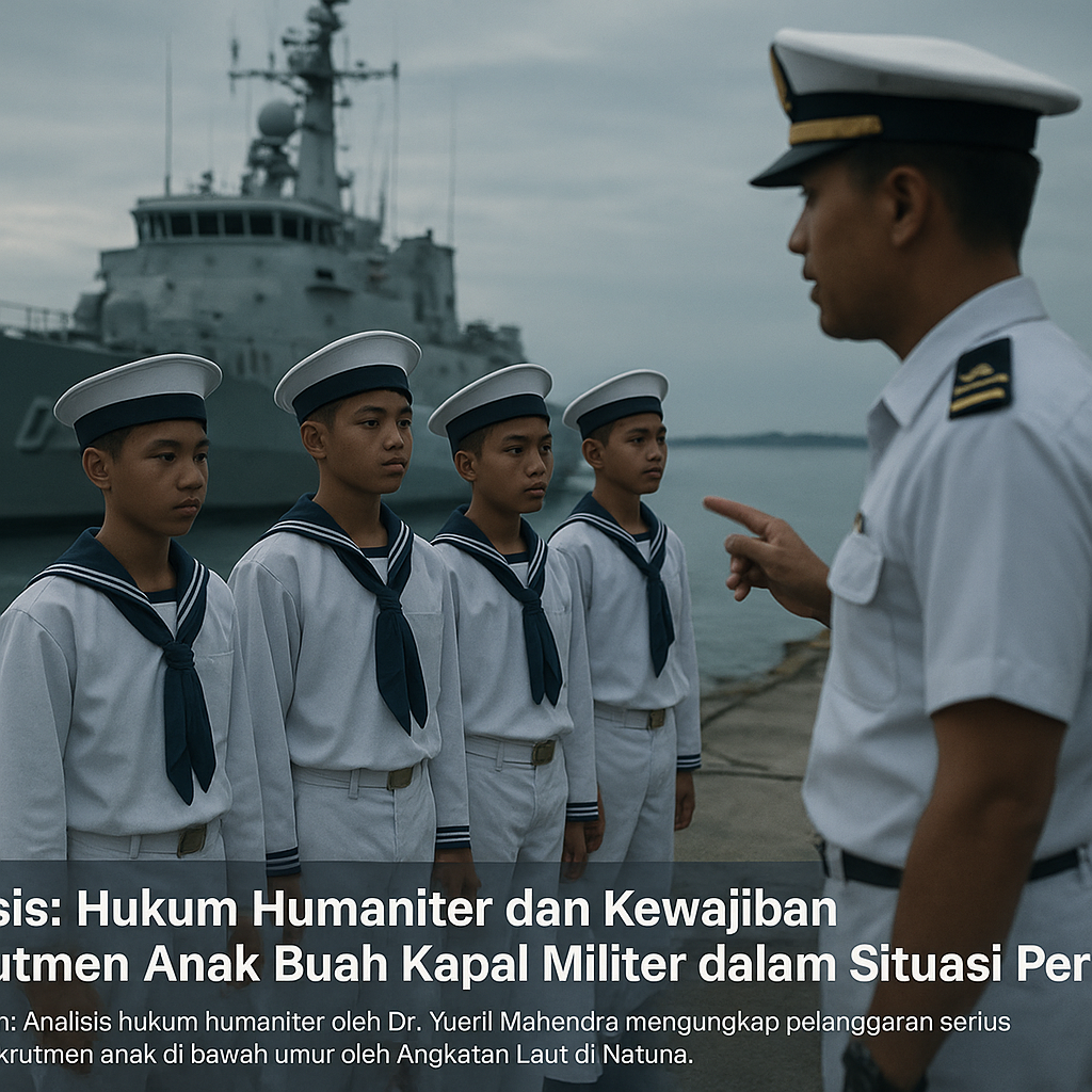 Analisis: Hukum Humaniter dan Kewajiban Rekrutmen Anak Buah Kapal Militer dalam Situasi Perang