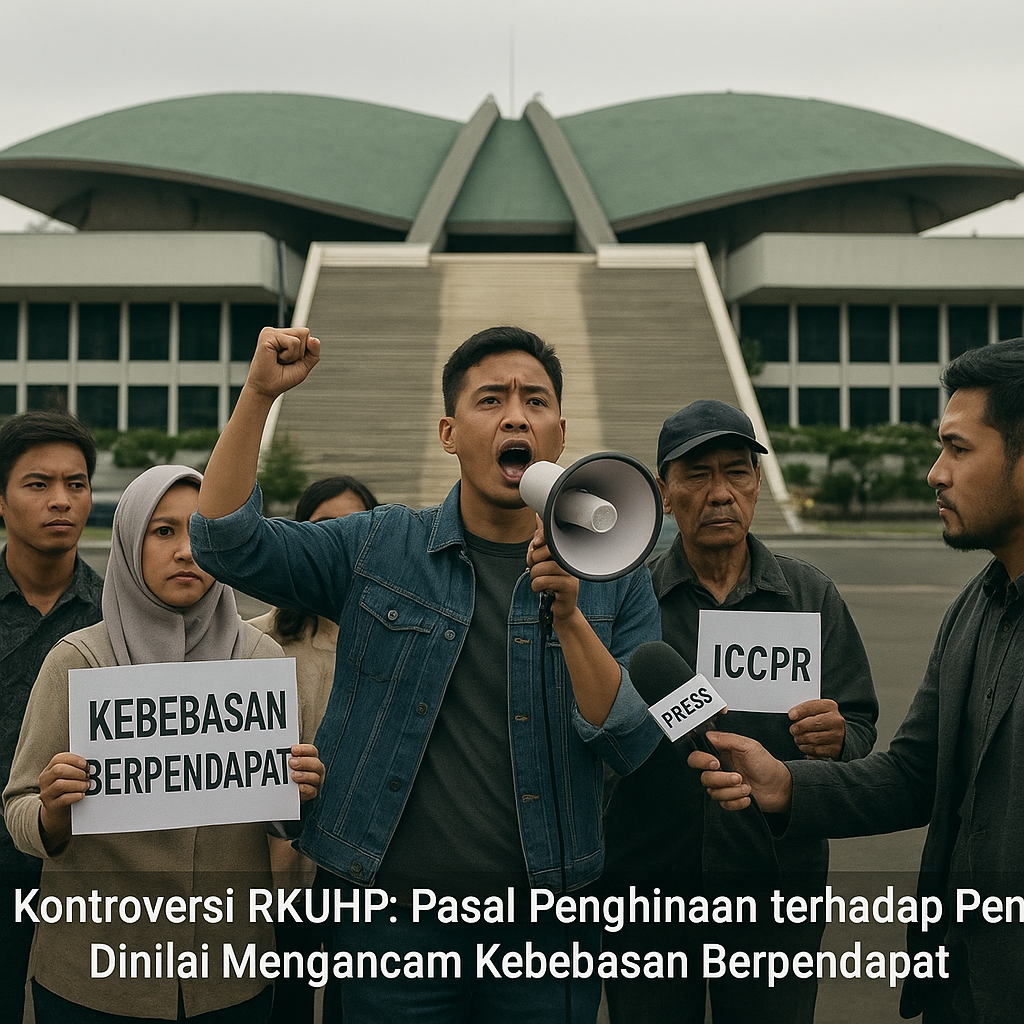 Kontroversi RKUHP: Pasal Penghinaan terhadap Penguasa Dinilai Mengancam Kebebasan Berpendapat