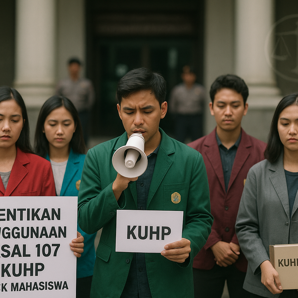 ICJR: Penggunaan Pasal Makar untuk Mahasiswa Melanggar Prinsip Legalitas