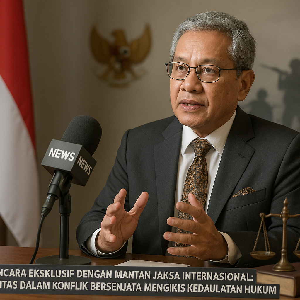Wawancara Eksklusif dengan Mantan Jaksa Internasional: Impunitas dalam Konflik Bersenjata Mengikis Kedaulatan Hukum