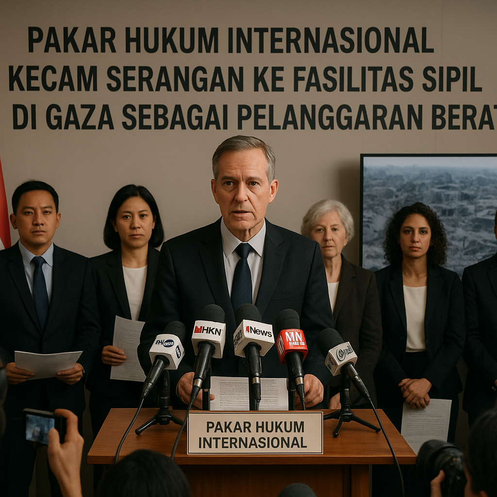 Pakar Hukum Internasional Kecam Serangan ke Fasilitas Sipil di Gaza sebagai Pelanggaran Berat HHI