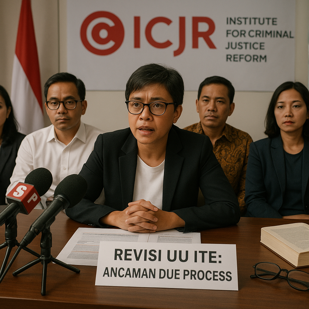 ICJR Soroti Pelanggaran Due Process dalam UU ITE Terbaru