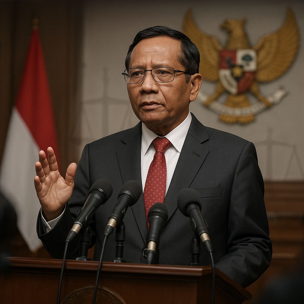 Mahfud MD: Hukum Harus Jadi Panglima, Bukan Kekuasaan
