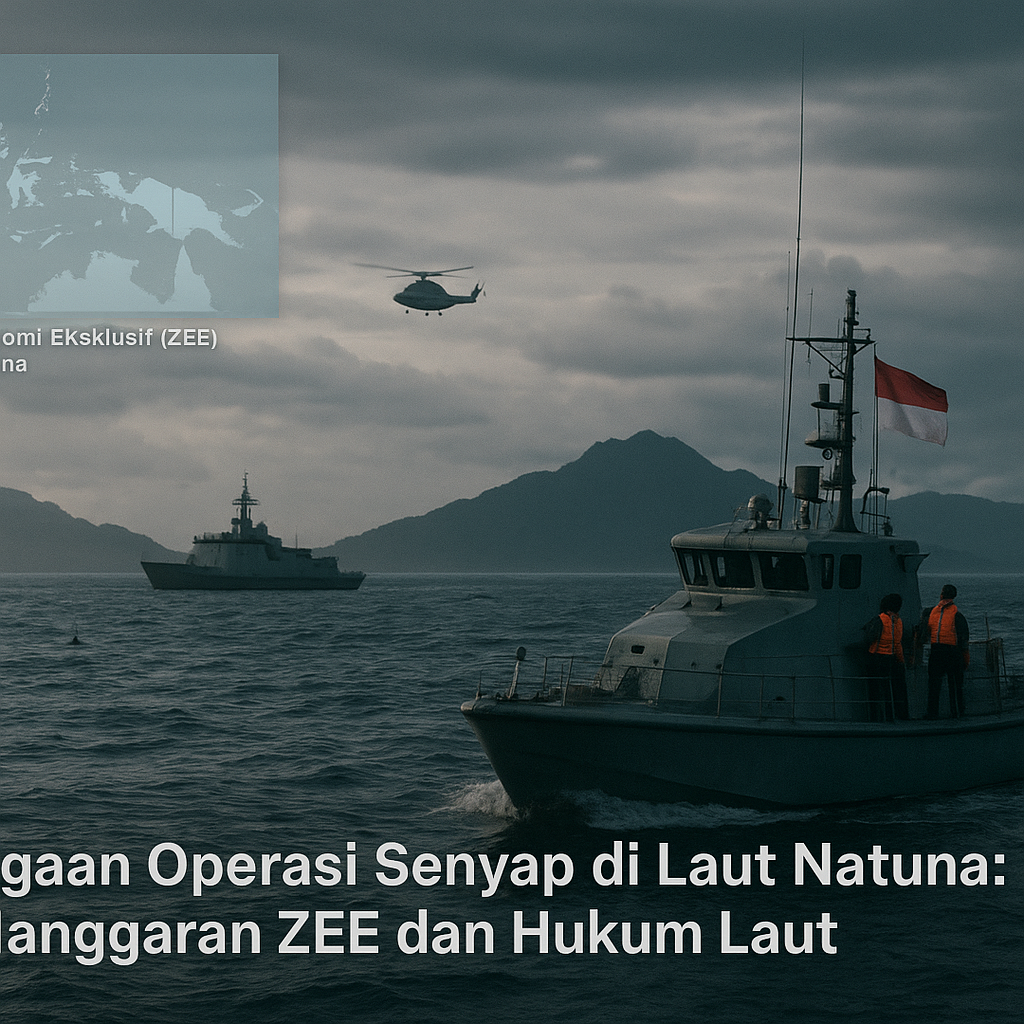 Dugaan Operasi Senyap di Laut Natuna: Pelanggaran Zona Ekonomi Eksklusif dan Hukum Laut