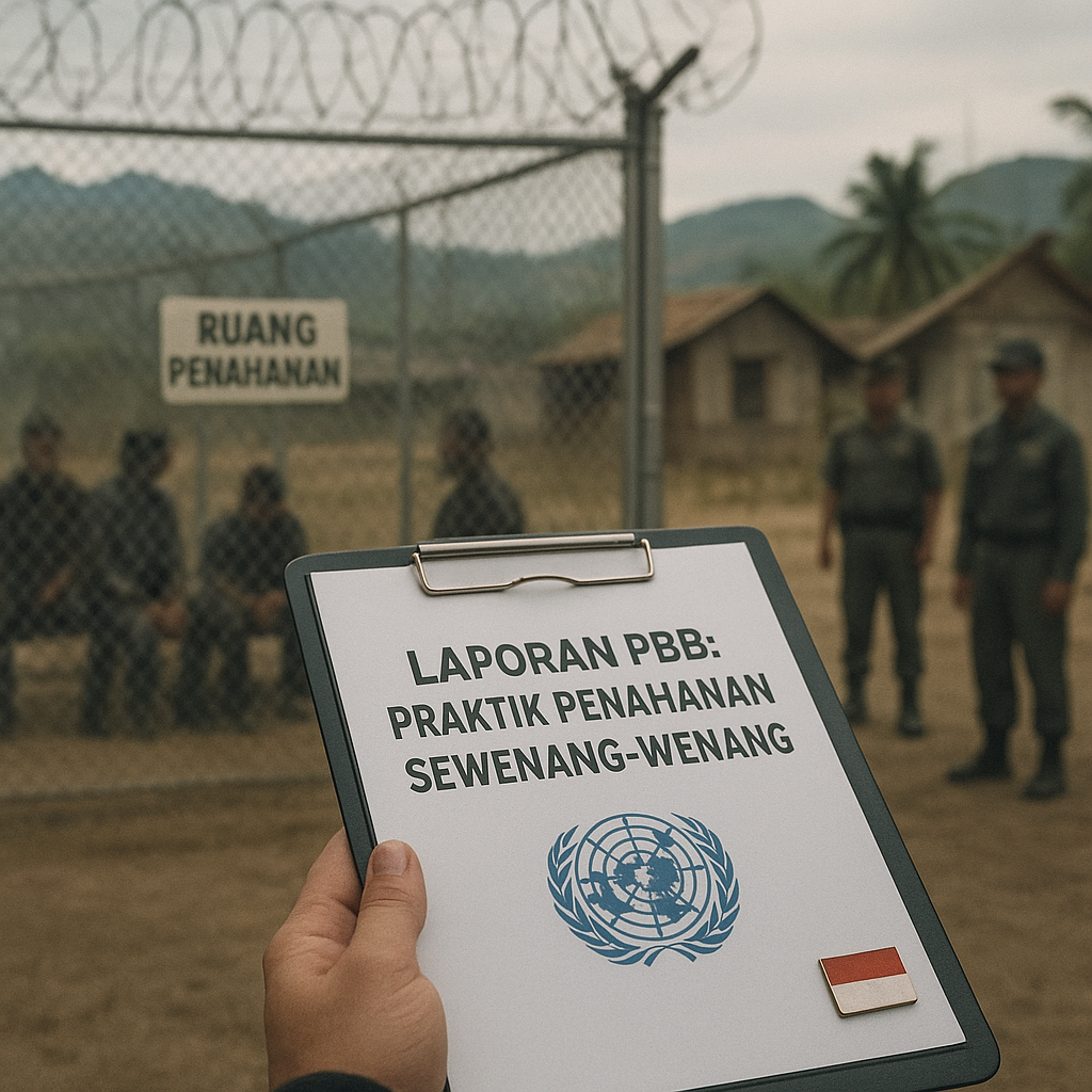 Laporan PBB: Indonesia Masuk Daftar Negara dengan Praktik Penahanan Sewenang-wenang di Wilayah Konflik