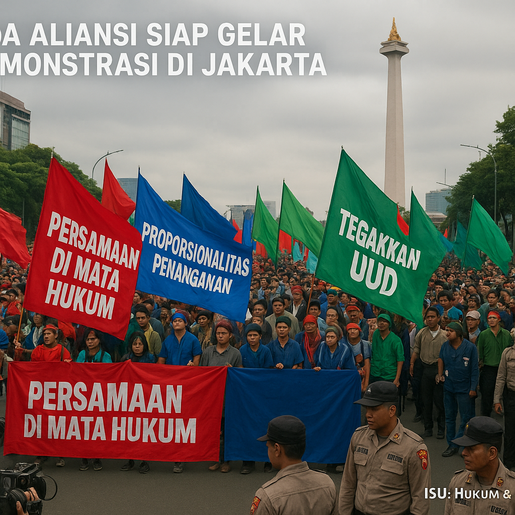 Tiga Aliansi Siap Gelar Demonstrasi di Jakarta, Isu Hukum dan Politik Warna-warninya