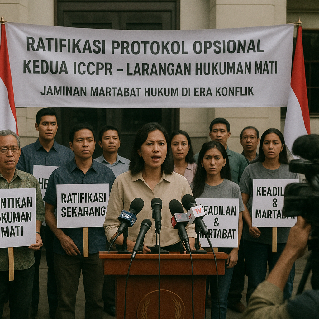 Pemerintah Didorong Ratifikasi Protokol Opsional Kedua ICCPR: Jaminan Martabat Hukum di Era Konflik