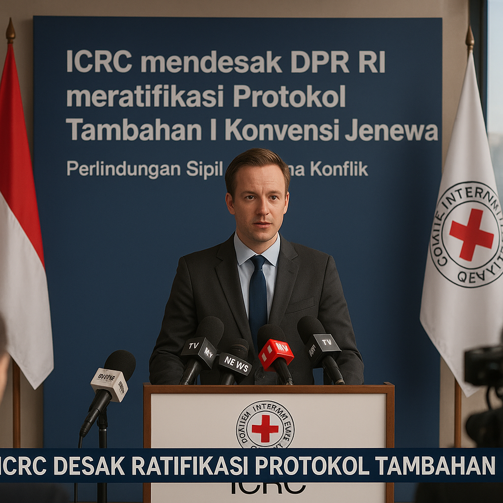 ICRC Desak Indonesia Ratifikasi Protokol Tambahan I Konvensi Jenewa: Perlindungan Sipil di Zona Konflik