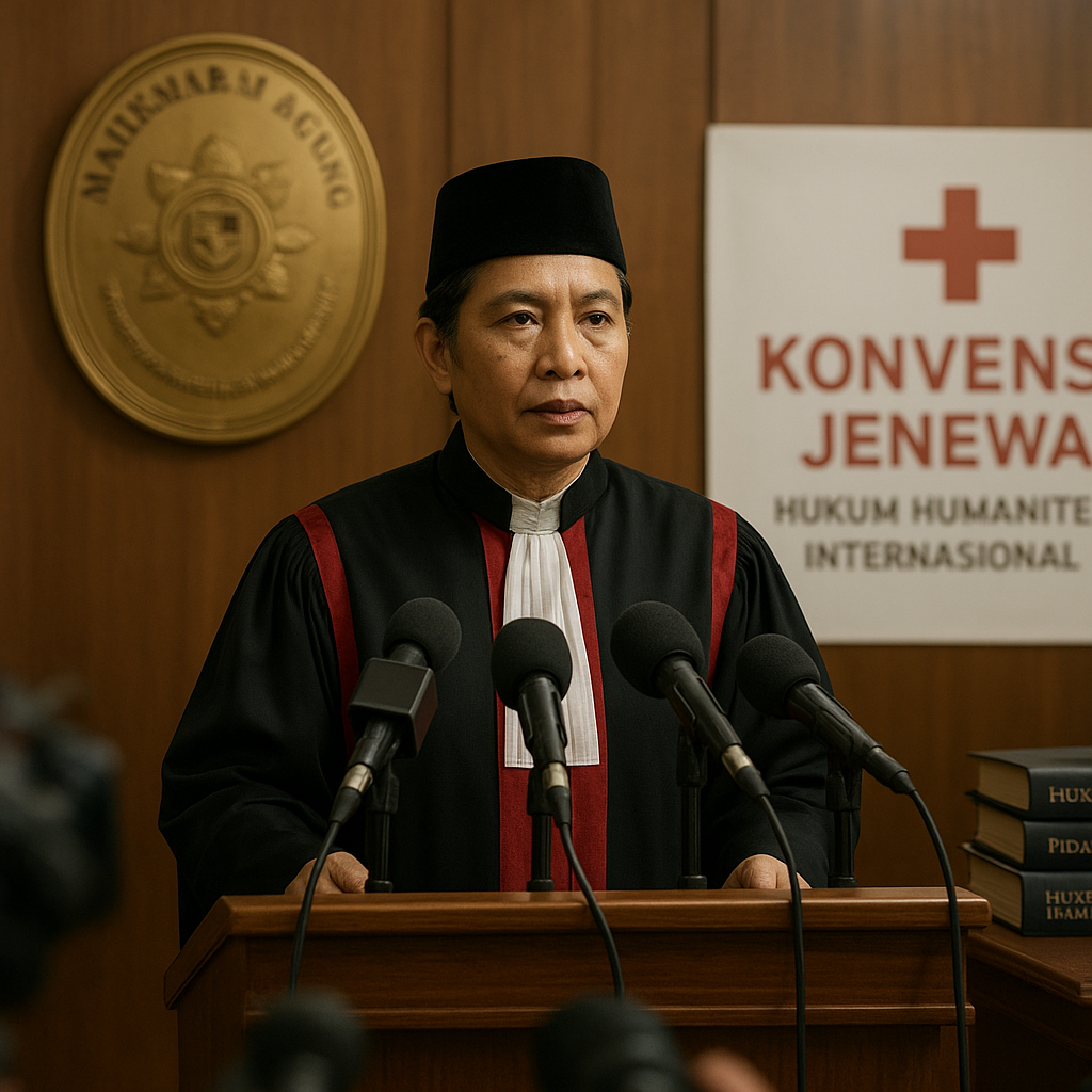 Ketua MA: Penegakan Hukum Nasional Harus Selaras dengan Semangat Konvensi Jenewa