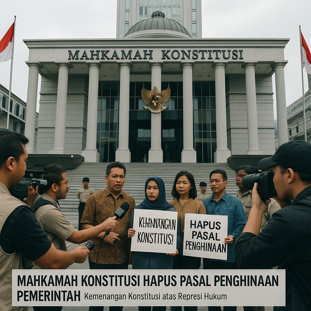 Mahkamah Konstitusi Hapus Pasal Penghinaan Pemerintah, Kemenangan Konstitusi atas Represi Hukum