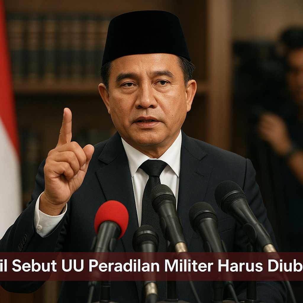Yusril Sebut UU Peradilan Militer Harus Diubah