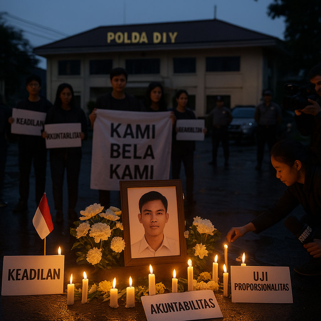 Kematian Mahasiswa Yogya dalam Unjuk Rasa: Uji Nyata Prinsip Proporsionalitas dan Akuntabilitas Aparat Keamanan