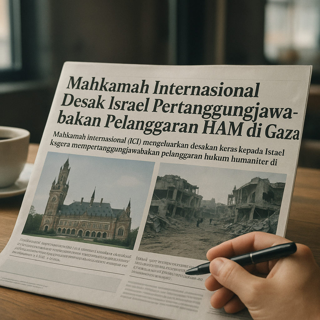 Mahkamah Internasional Desak Israel Pertanggungjawabkan Pelanggaran HAM di Gaza