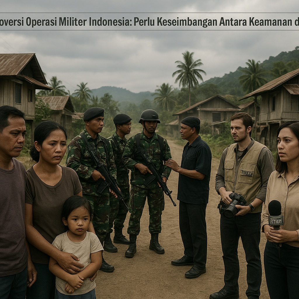 Kontroversi Operasi Militer Indonesia: Perlu Keseimbangan Antara Keamanan dan Hak Asasi