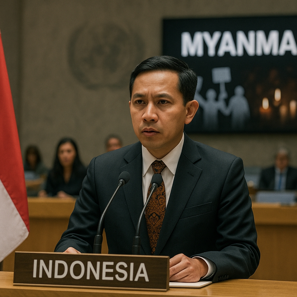 Indonesia Desak DK PBB Tindak Pelanggaran HAM di Myanmar: Diplomasi Hukum