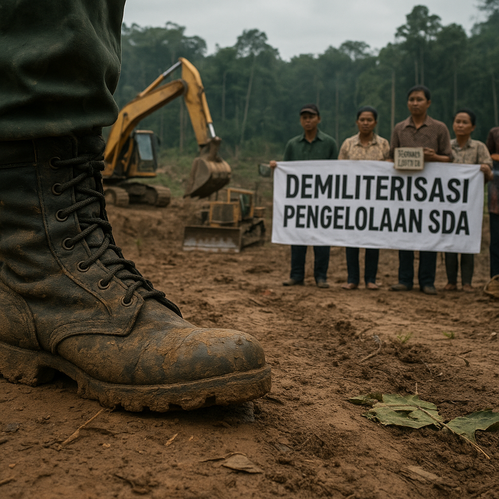 Mendesak Agenda Demiliterisasi Pengelolaan SDA di Indonesia