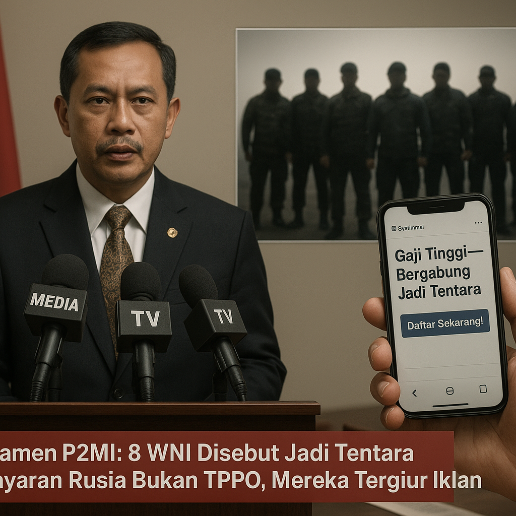 Wamen P2MI: 8 WNI Disebut Jadi Tentara Bayaran Rusia Bukan TPPO, Mereka Tergiur Iklan