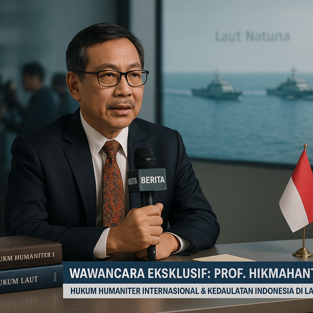 Wawancara Eksklusif Prof. Hikmahanto: Hukum Humaniter Internasional dan Kedaulatan Indonesia dalam Konflik Laut Natuna