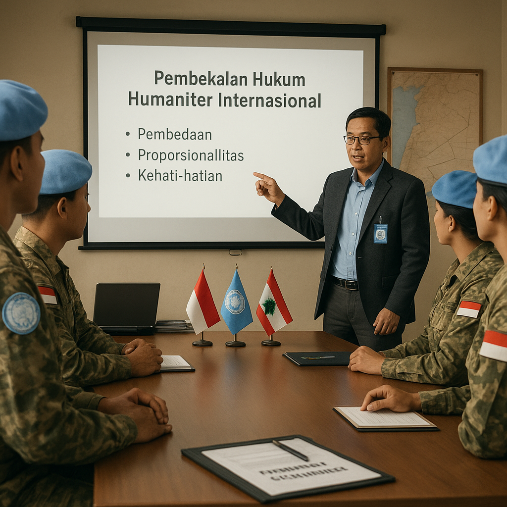 Kontingen Garuda di Lebanon Dapat Pengarahan Khusus Hukum Humaniter Internasional Sebelum Bertugas