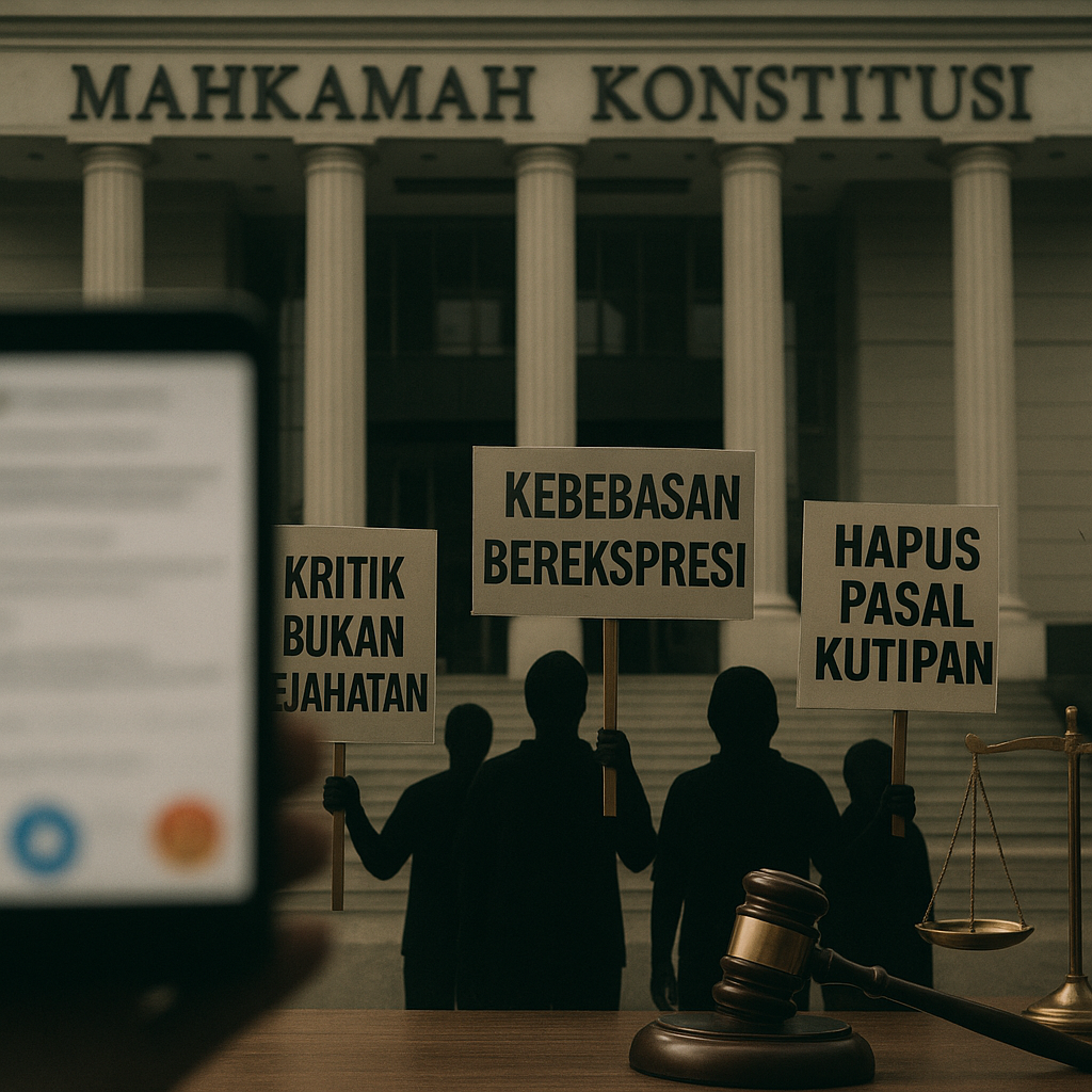 Mahkamah Konstitusi Tolak Judicial Review UU ITE Terkait Pasal Penghinaan Penguasa