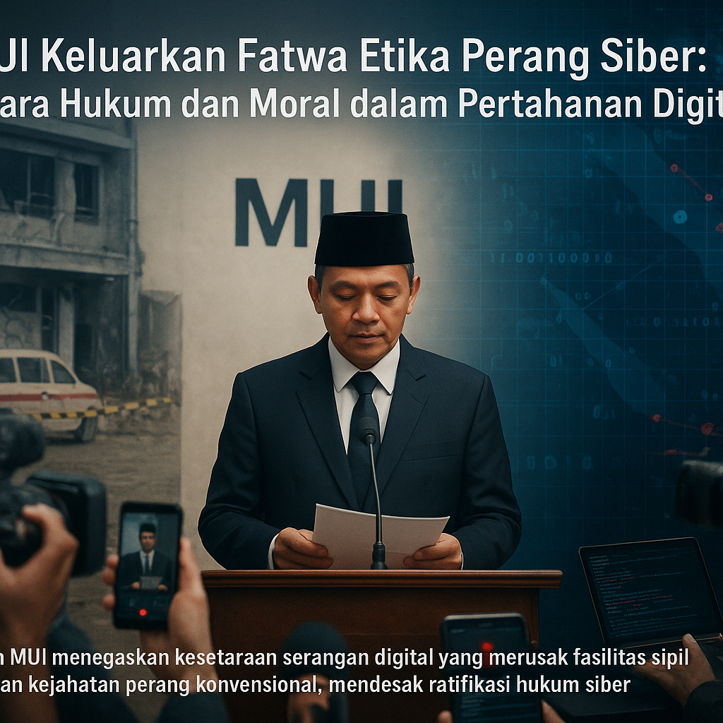 MUI Keluarkan Fatwa Etika Perang Siber: Antara Hukum dan Moral dalam Pertahanan Digital