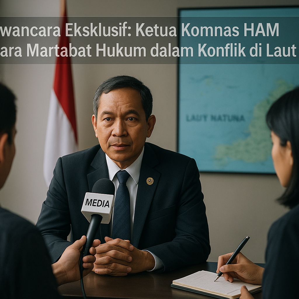 Wawancara Eksklusif: Ketua Komnas HAM Bicara Martabat Hukum dalam Konflik di Laut Natuna