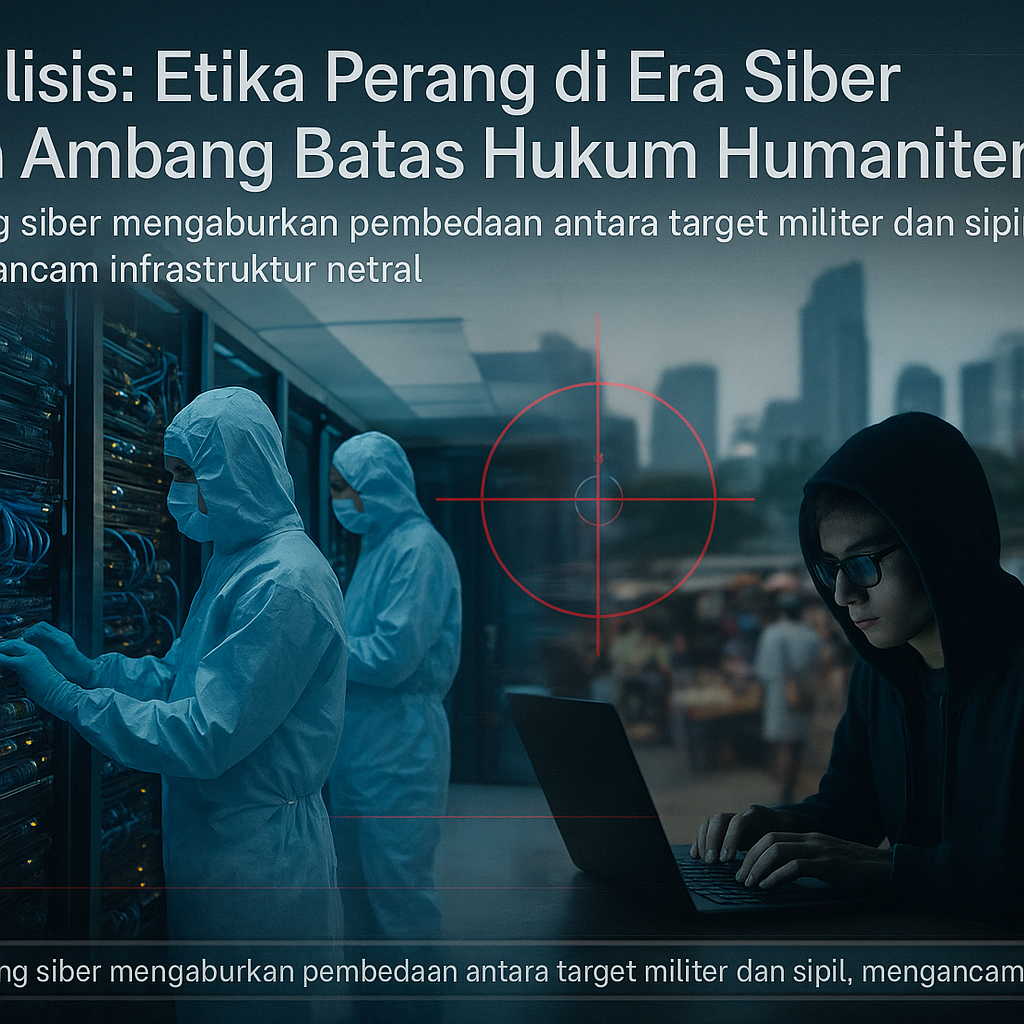 Analisis: Etika Perang di Era Siber dan Ambang Batas Hukum Humaniter