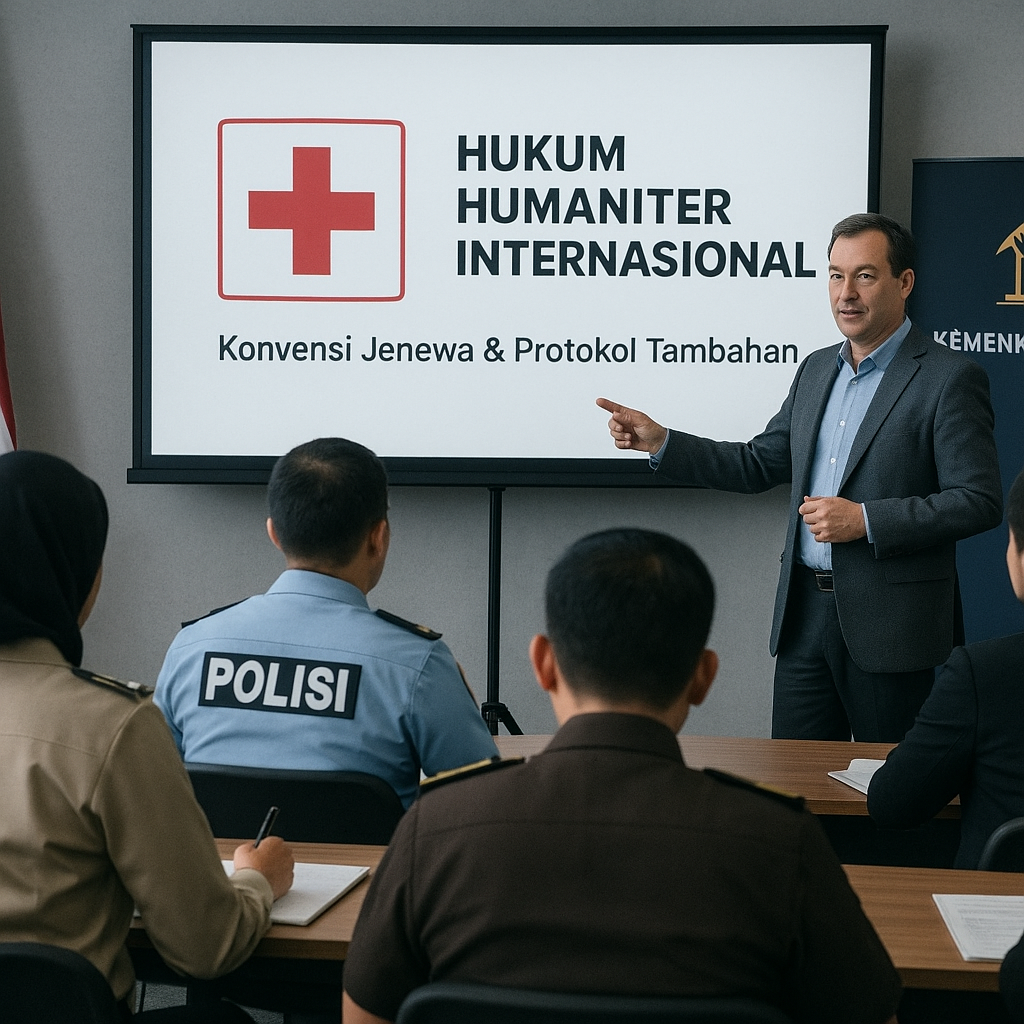 Kemenkumham Gelar Pelatihan Hukum Humaniter bagi Aparat Penegak Hukum, Soroti Etika dalam Konflik Bersenjata