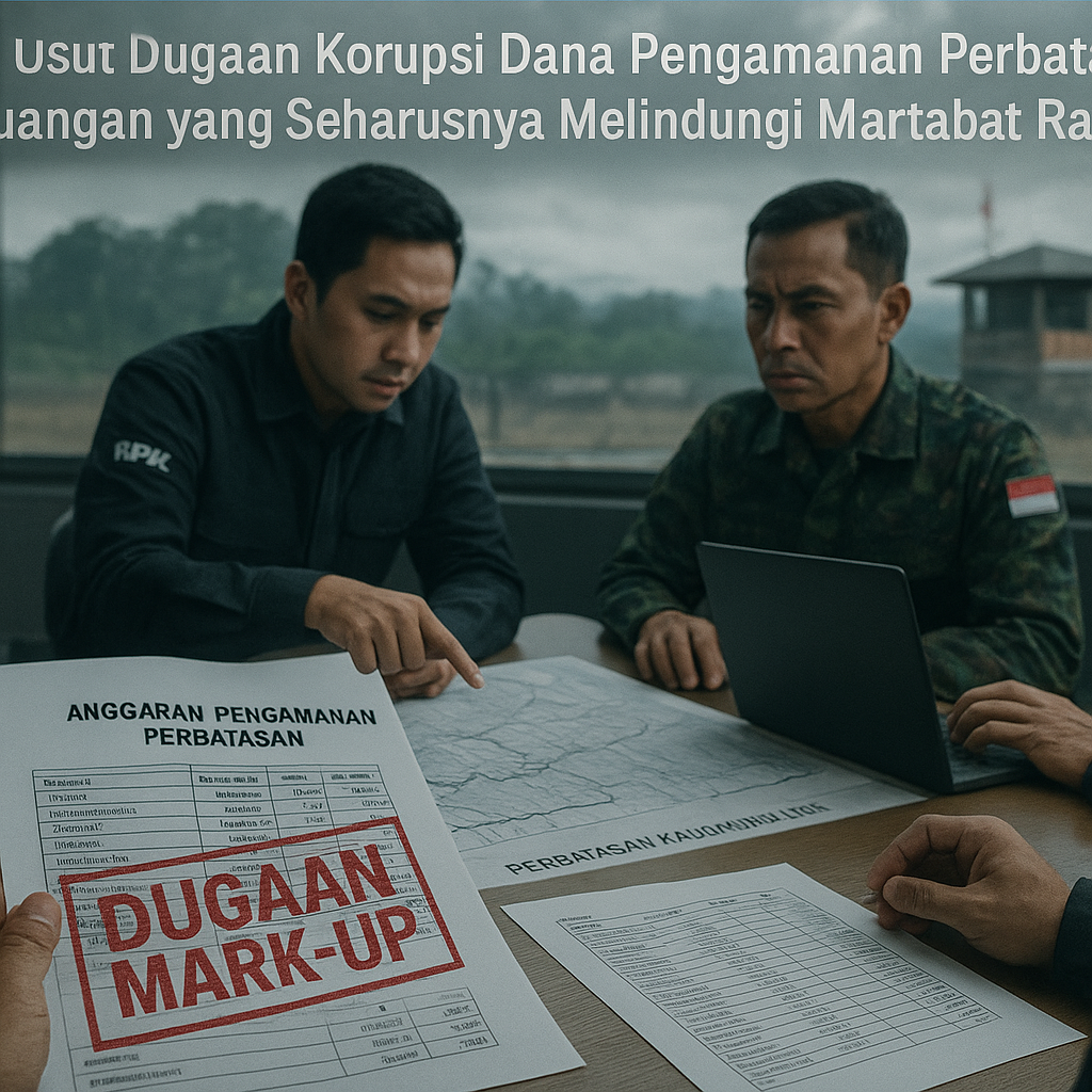 KPK Usut Dugaan Korupsi Dana Pengamanan Perbatasan: Keuangan yang Seharusnya Melindungi Martabat Rakyat