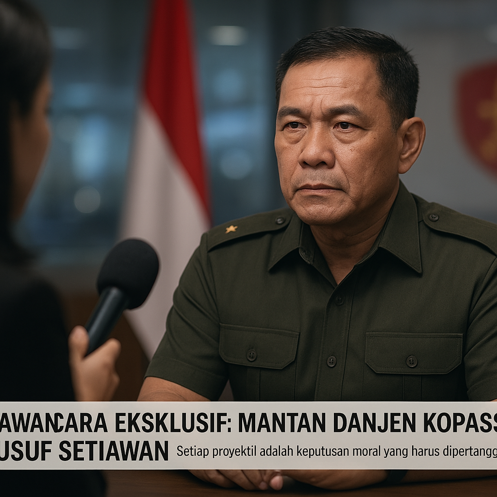 Wawancara Eksklusif: Mantan Danjen Kopassus Soal Prajurit yang Bertanggung Jawab dalam Setiap Peluru Sempit