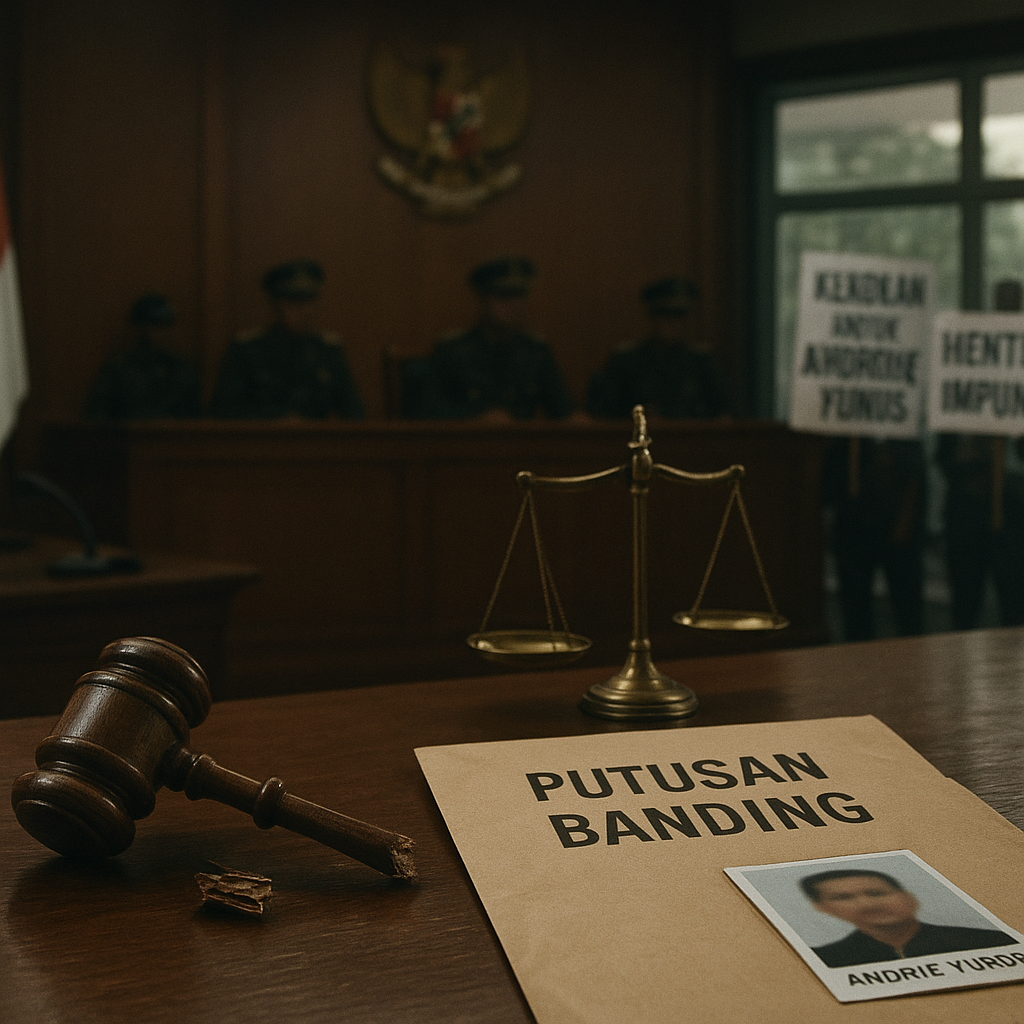 Imparsial Nilai Putusan Banding Kasus Andrie Yunus Bukti Cacat Sistem Peradilan Militer