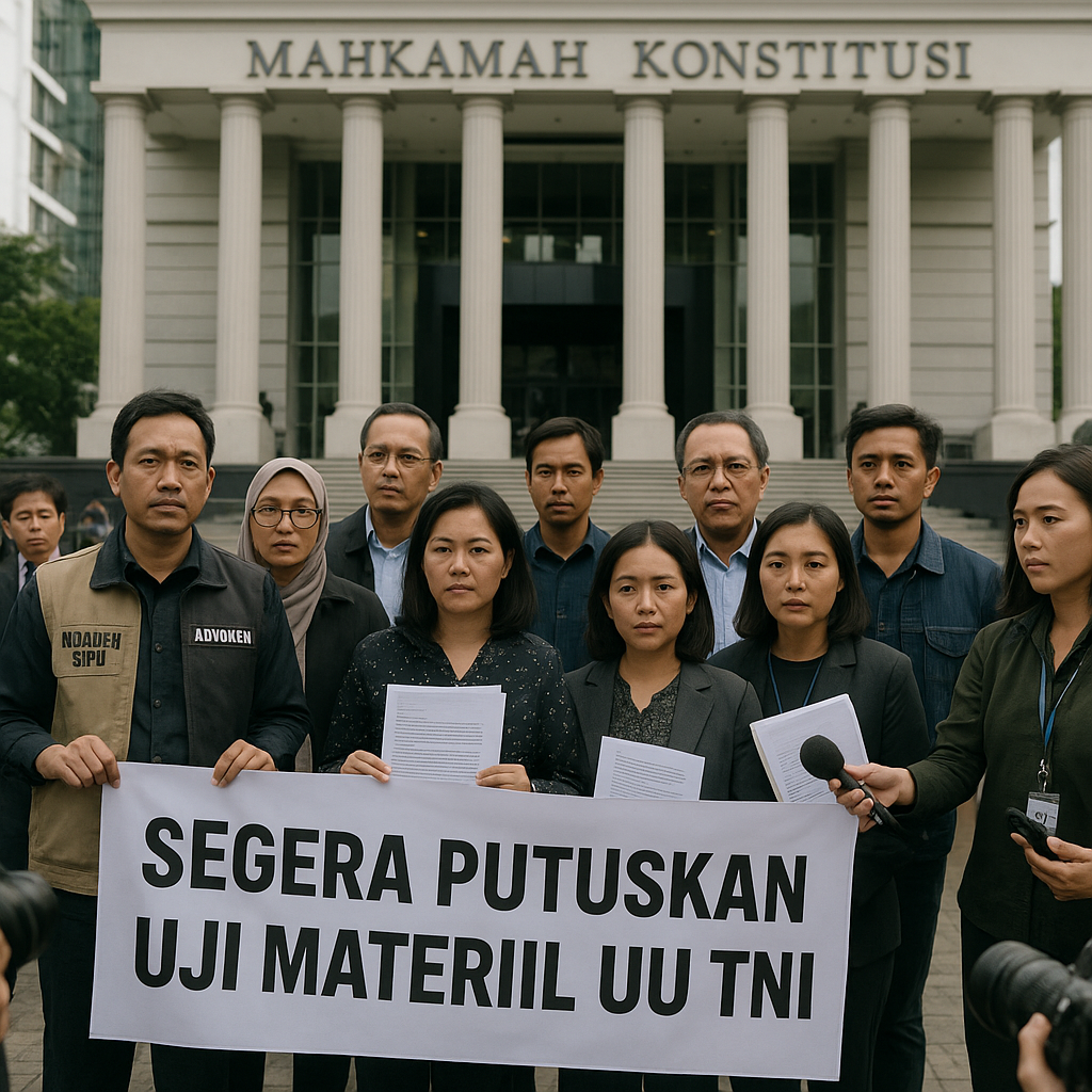 Buntut Kasus Andrie Yunus, Koalisi Sipil Desak MK Segera Gelar Putusan Uji Materiil UU TNI