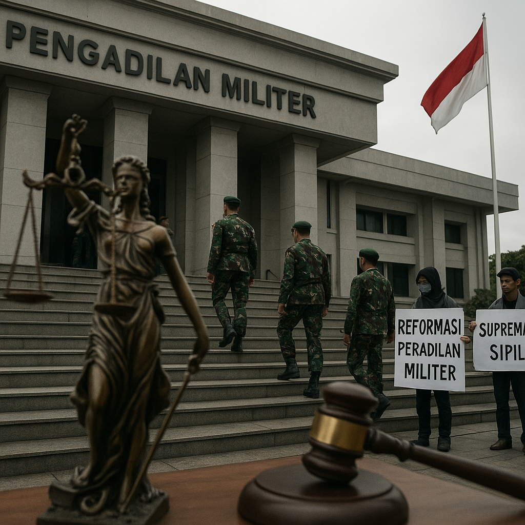 Urgensi Reformasi Peradilan Militer Ditekankan di Tengah Kasus Andrie Yunus