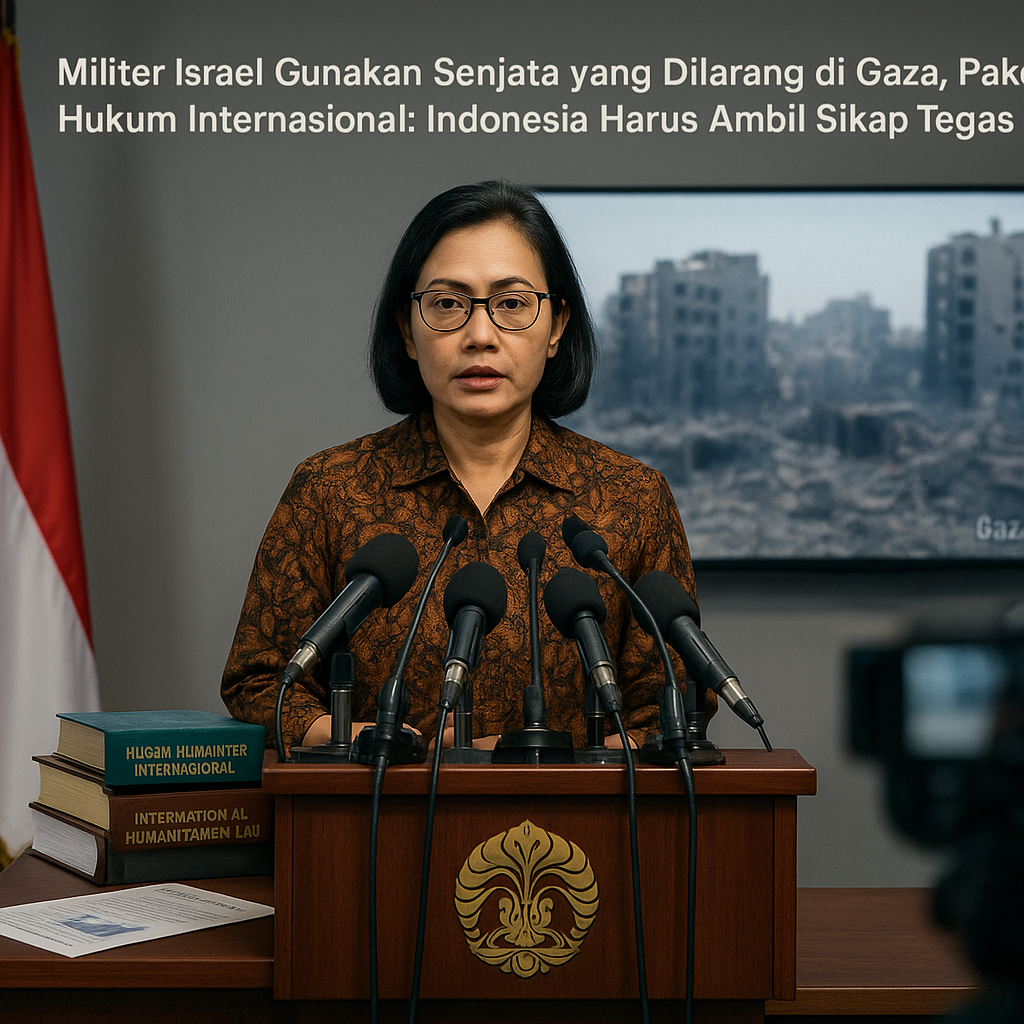 Militer Israel Gunakan Senjata yang Dilarang di Gaza, Pakar Hukum Internasional: Indonesia Harus Ambil Sikap Tegas