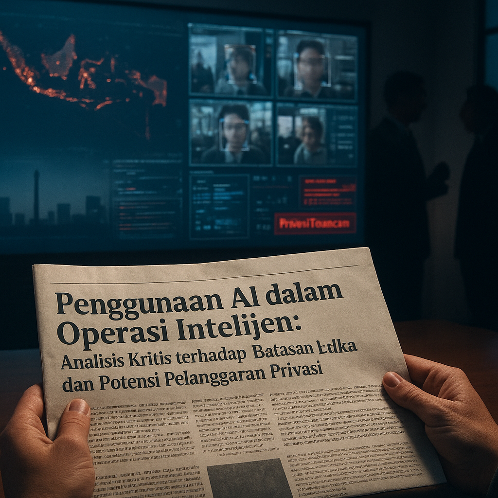 Penggunaan AI dalam Operasi Intelijen: Analisis Kritis terhadap Batasan Etika dan Potensi Pelanggaran Privacy