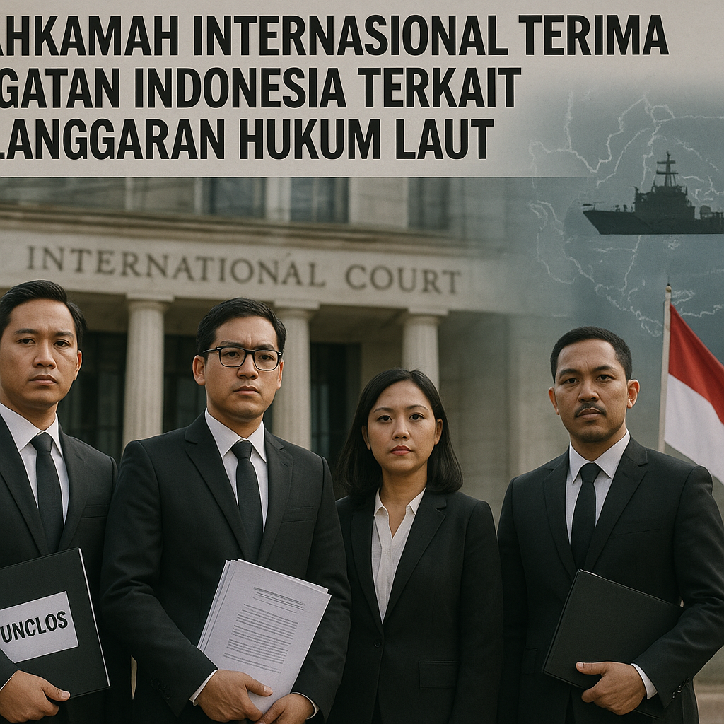Mahkamah Internasional Terima Gugatan Indonesia Terkait Pelanggaran Hukum Laut oleh Negara Tetangga