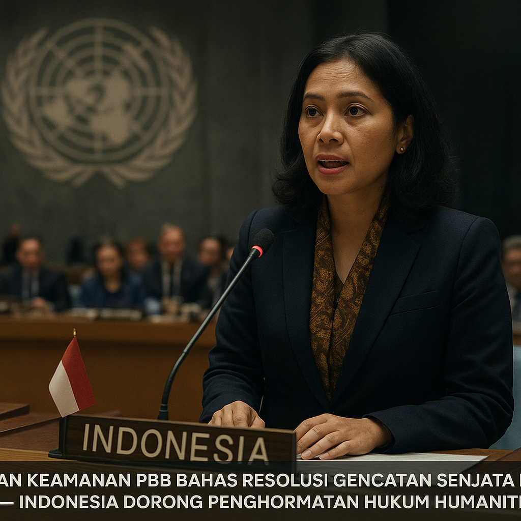 Dewan Keamanan PBB Bahas Resolusi Gencatan Senjata di Gaza, Indonesia Dorong Penghormatan Hukum Humaniter