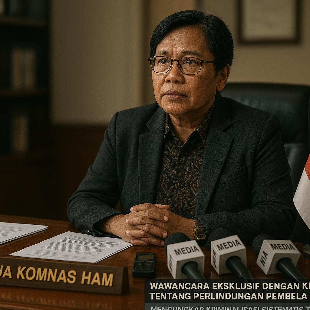 Wawancara Eksklusif dengan Ketua Komnas HAM tentang Perlindungan Pembela HAM