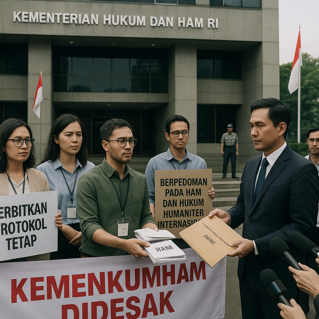 Kemenkumham Didesak Terbitkan Protokol Tetap untuk Penanganan Konflik Bersenjata dengan Prinsip HAM