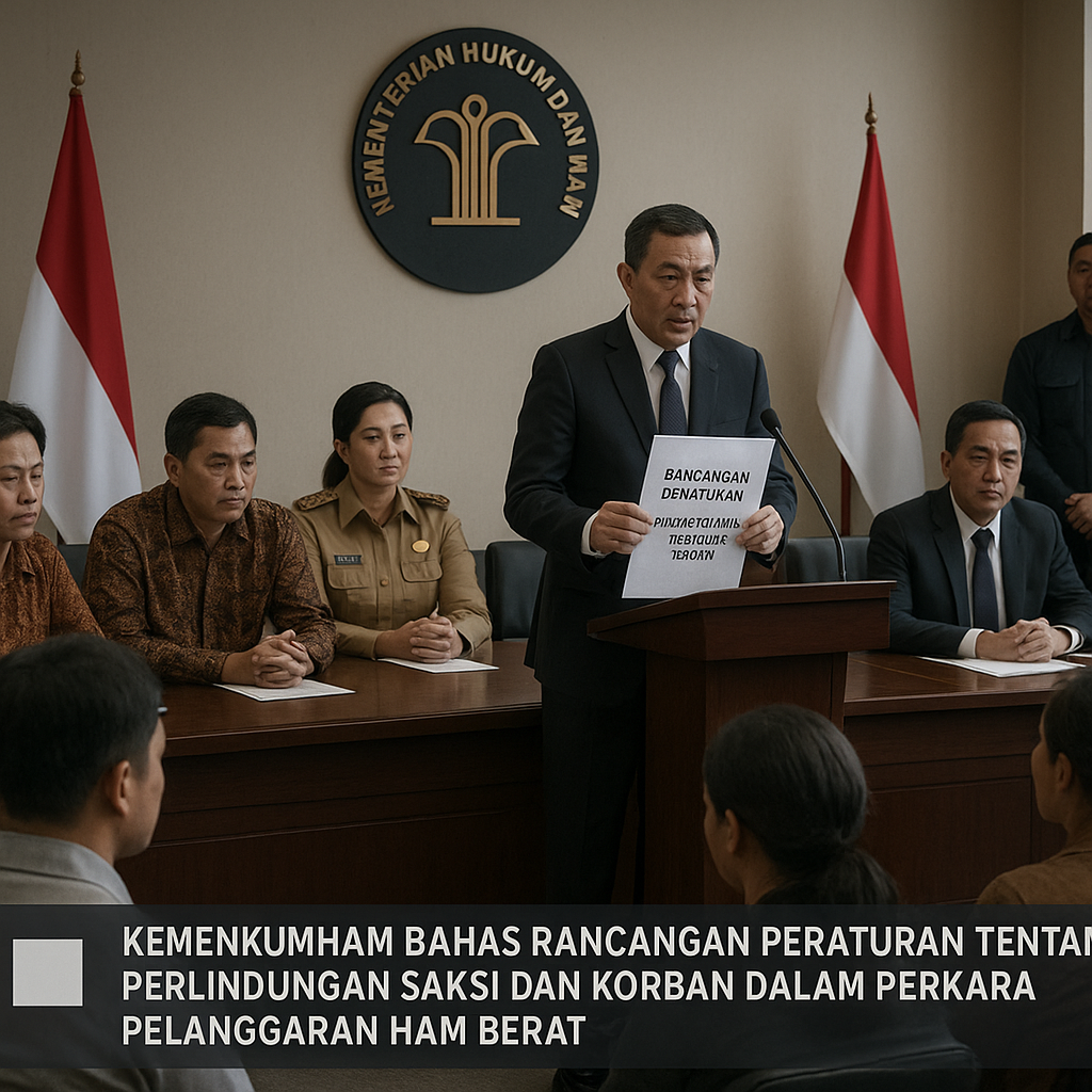 Kemenkumham Bahas Rancangan Peraturan tentang Perlindungan Saksi dan Korban dalam Perkara Pelanggaran HAM Berat