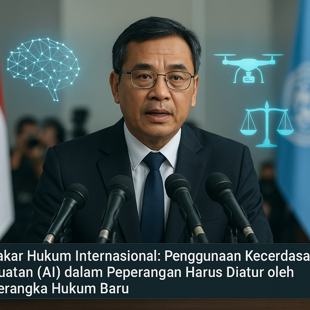 Pakar Hukum Internasional: Penggunaan Kecerdasan Buatan (AI) dalam Peperangan Harus Diatur oleh Kerangka Hukum Baru